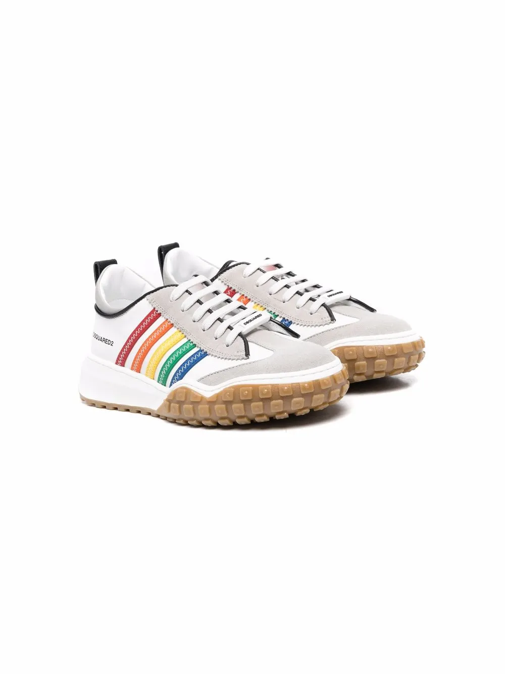 

Dsquared2 Kids tenis con logo - Blanco