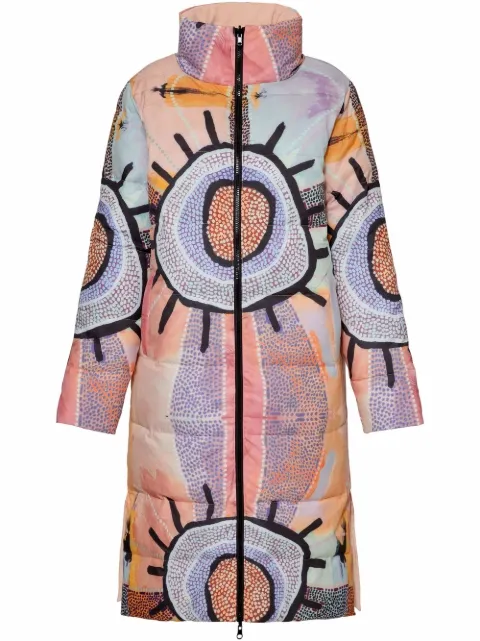 Unreal Fur x Linda Puna Awari reversible puffer jacket