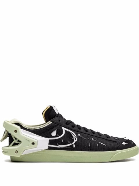 Nike - x Acronym Blazer Low Black/Olive Aura sneakers