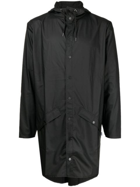Rains zip-up hooded jacket