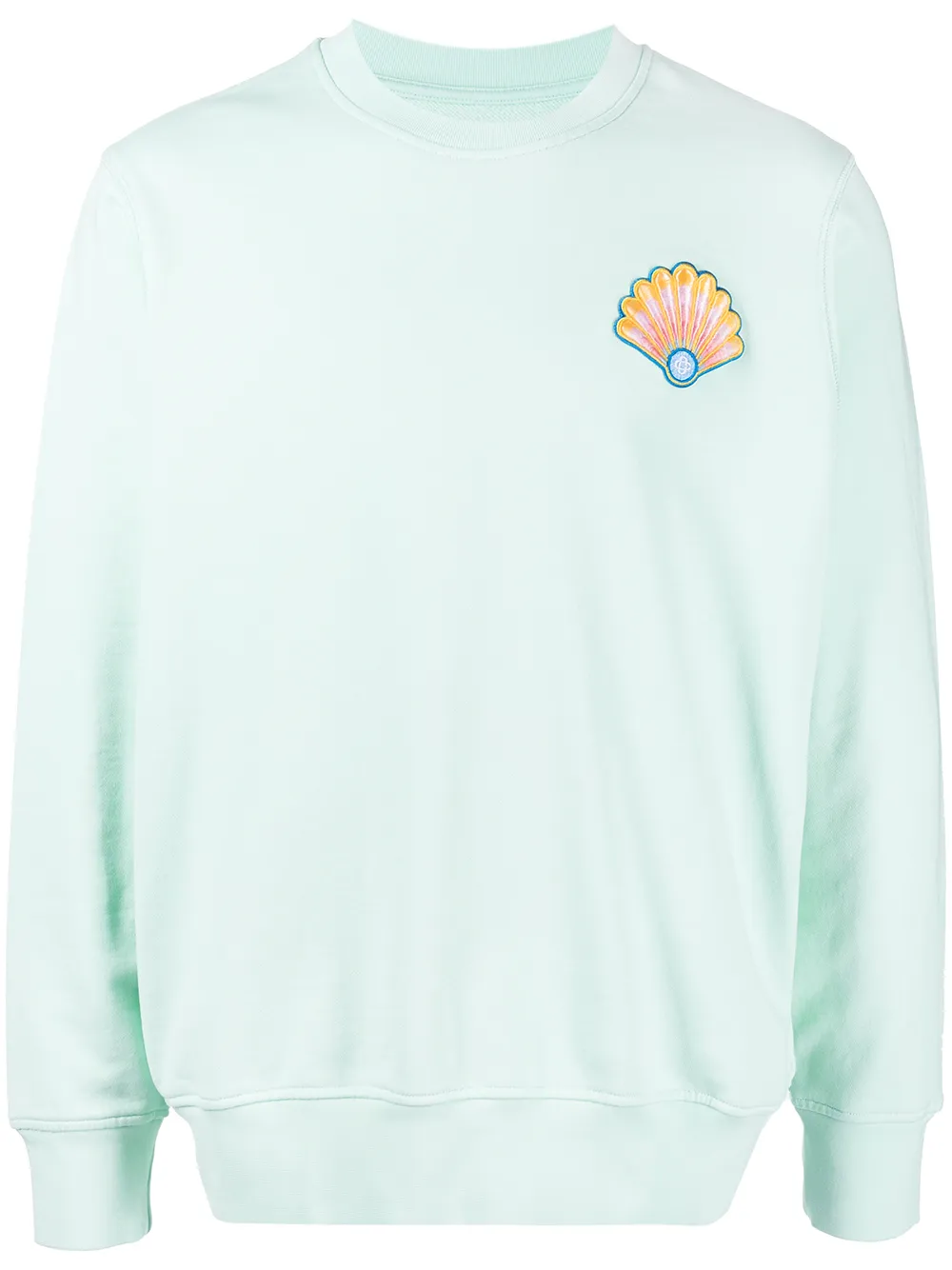 

Casablanca logo-patch crew neck sweatshirt - Green