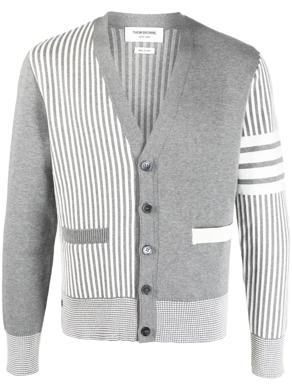 

Thom Browne 4-Bar striped cardigan - Grey