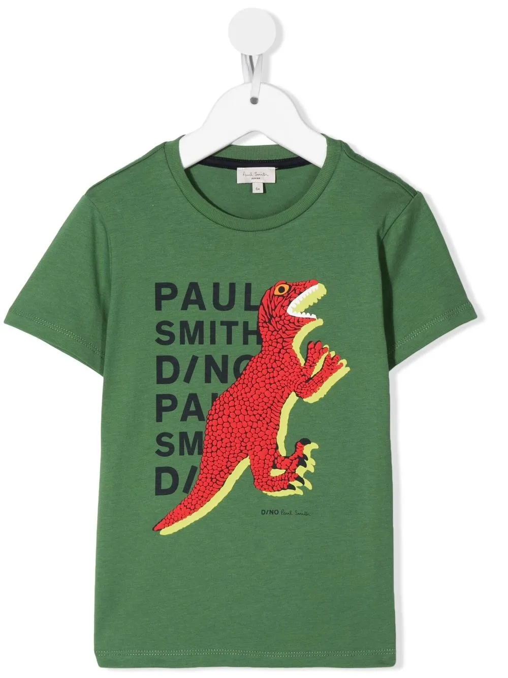 

Paul Smith Junior playera con dinosaurio estampado - Verde