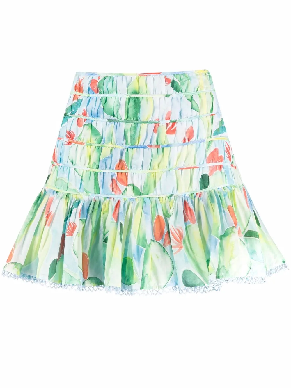

Charo Ruiz Ibiza falda midi con estampado floral - Verde