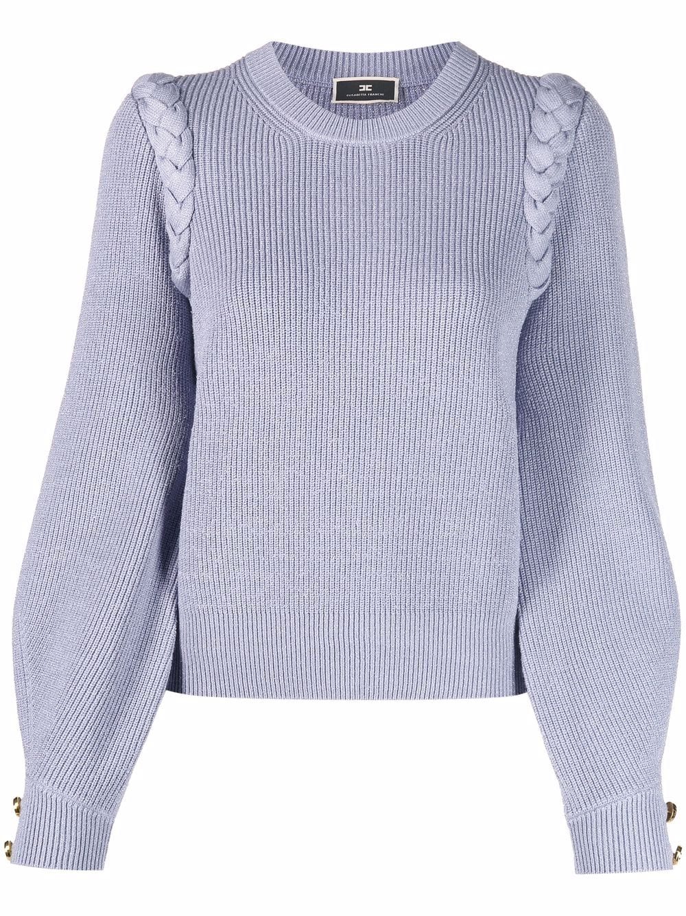 Louie Crewneck Knit Sweater - Adorn Boutique