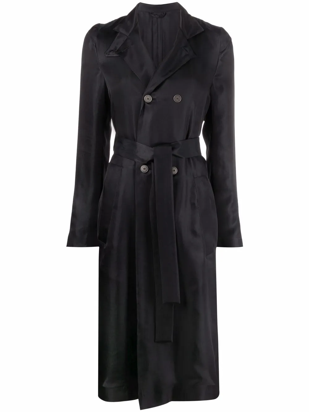 

SAPIO No 1 double-breasted trench coat - Black