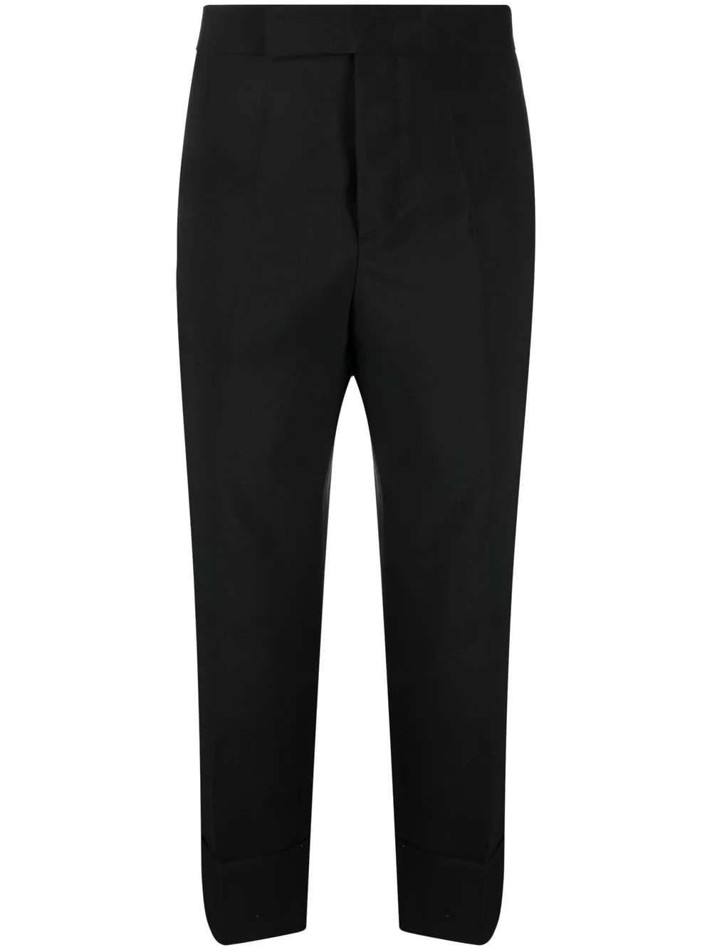 

SAPIO flap-pockets cropped tailored trousers - Black