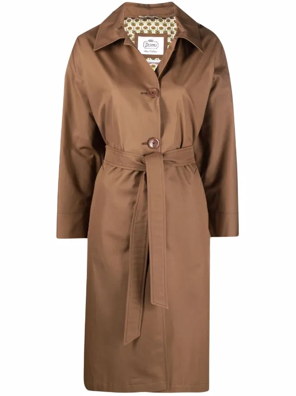 Herno Gabardina Con Capucha - Farfetch