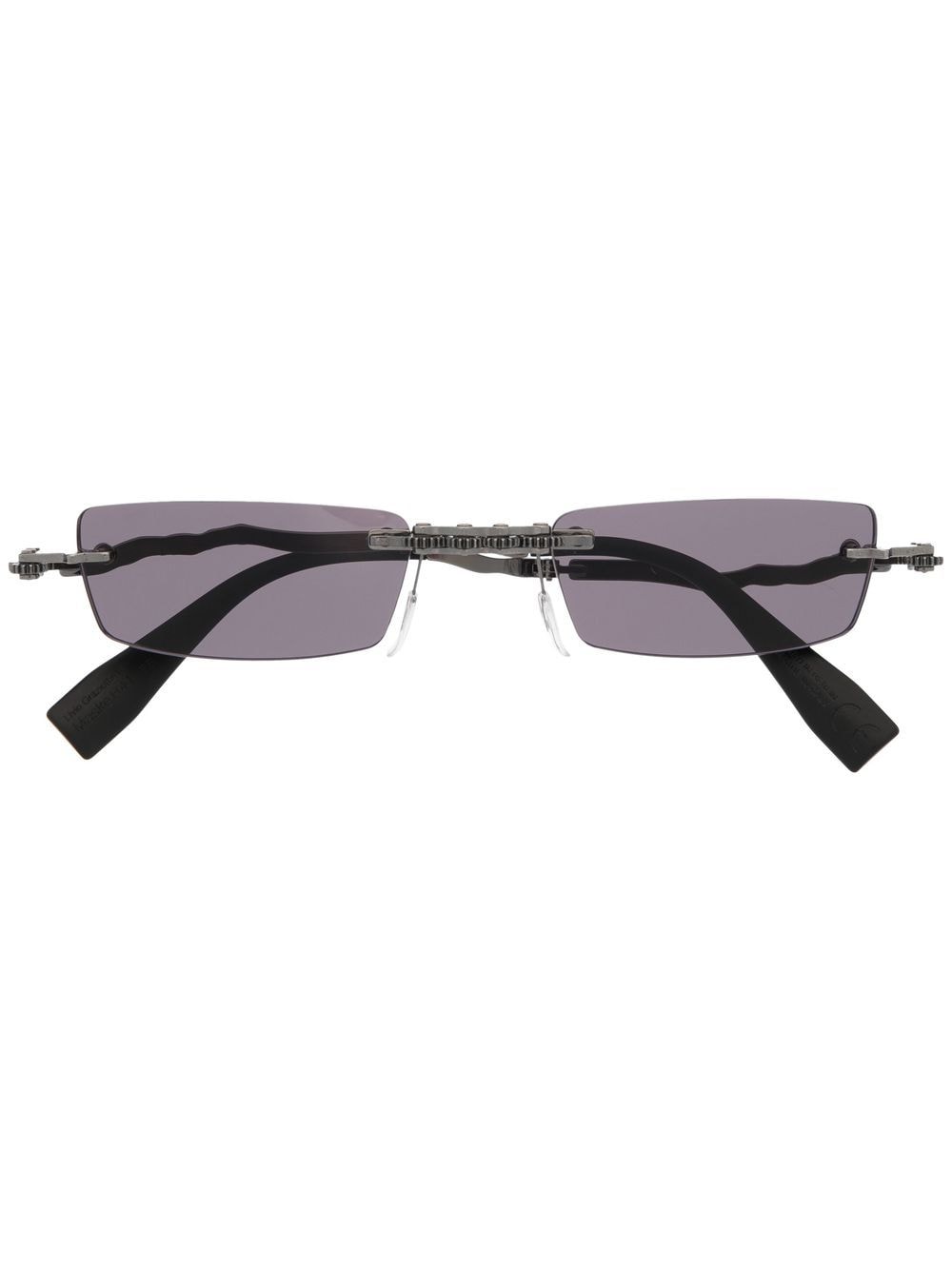 

Kuboraum lentes de sol con armazón rectangular - Negro