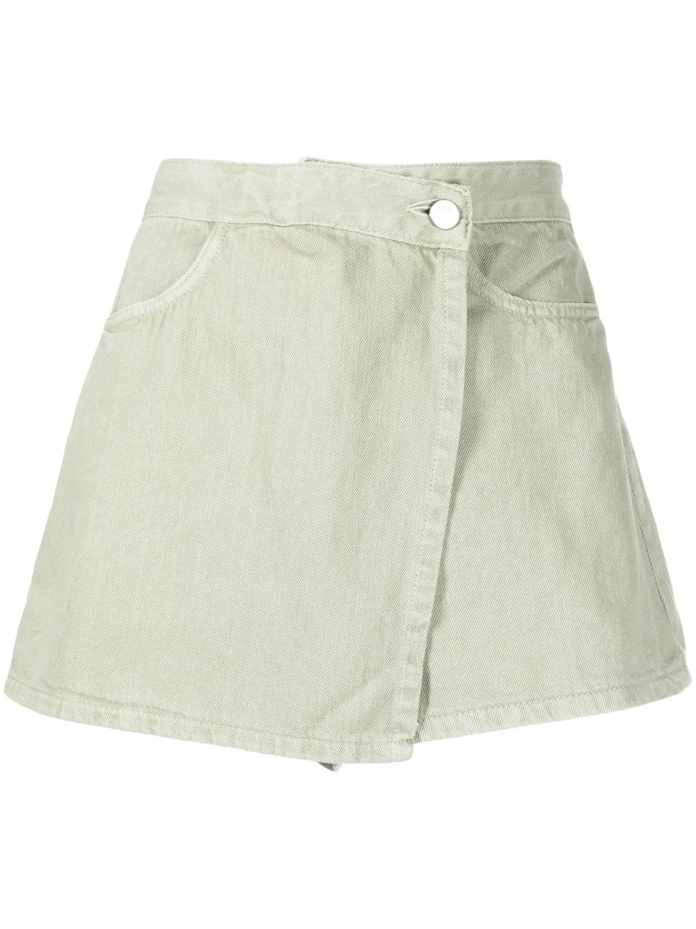 

tout a coup shorts con tiro alto - Verde