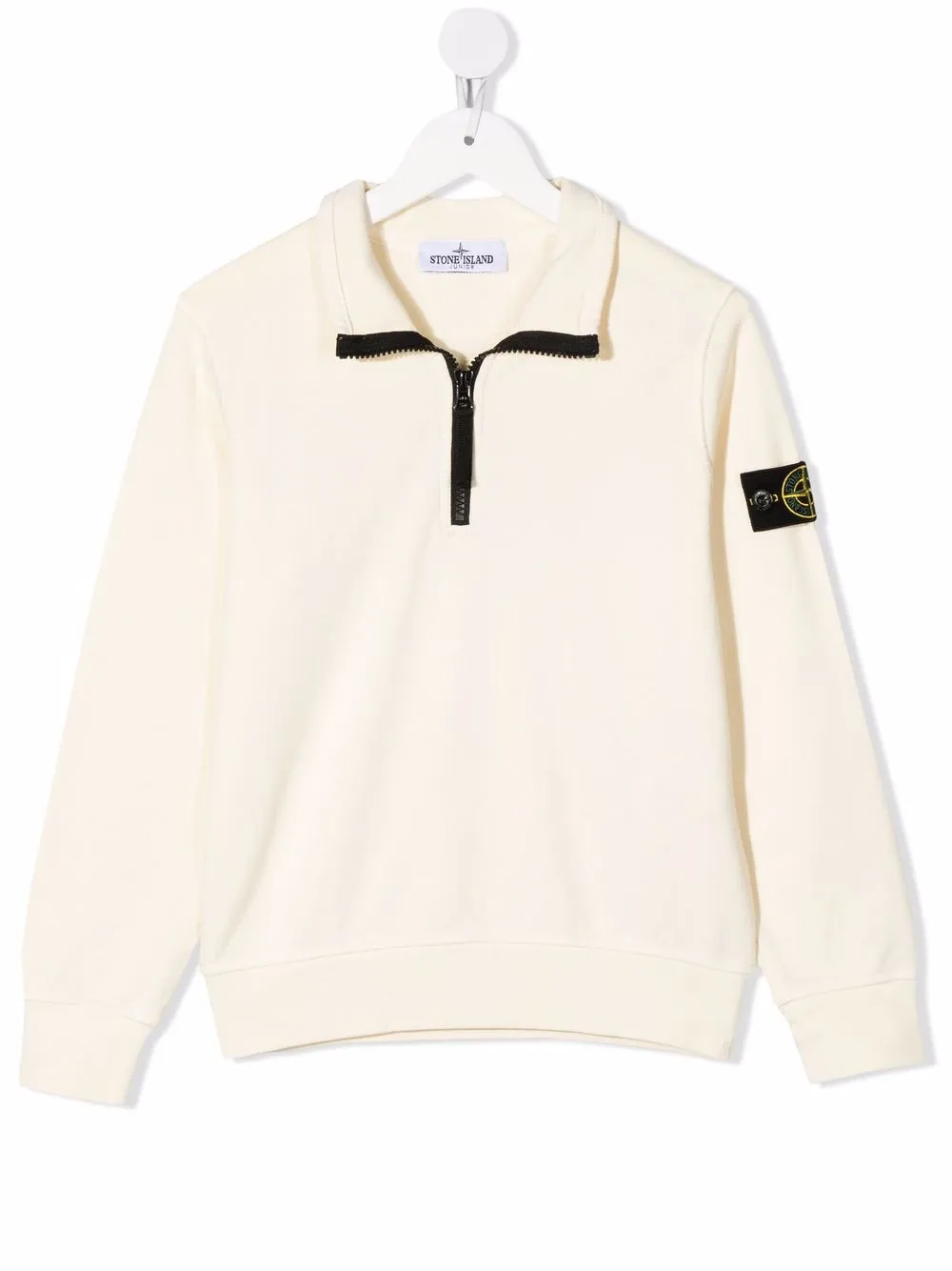 

Stone Island Junior suéter con parche del logo - Amarillo
