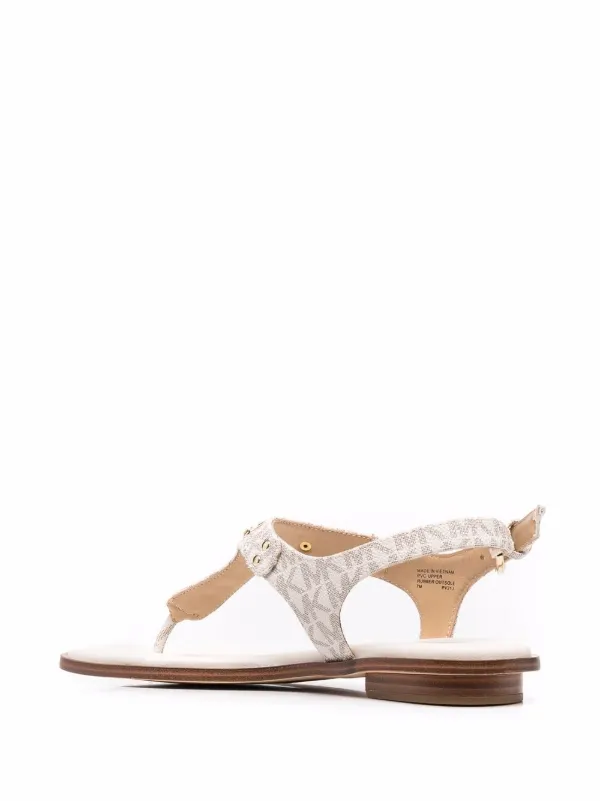 Michael kors logo online sandals