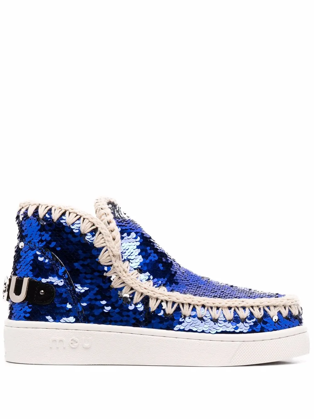 

Mou Eskimo sequin-embellished boots - Blue