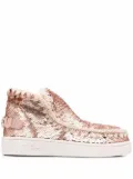 Mou Eskimo sequin-embellished boots - Neutrals