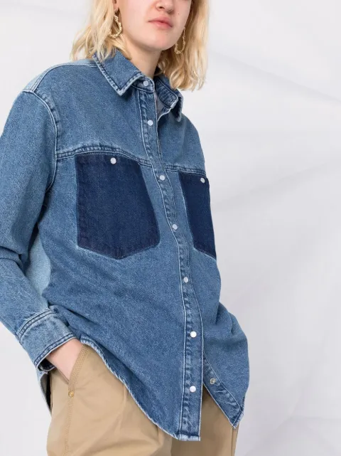 Ba\u0026Sh Quentin Denim Shirt - Farfetch