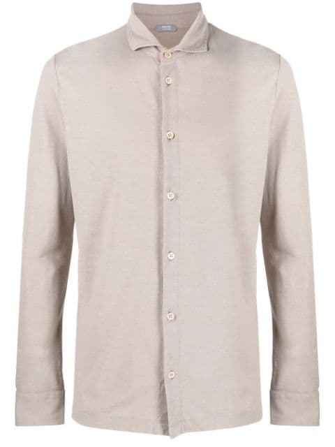 Zanone slim-cut button-down shirt