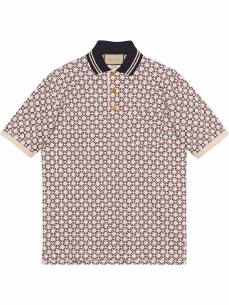 Gucci Geometric G short-sleeve Polo Shirt - Farfetch