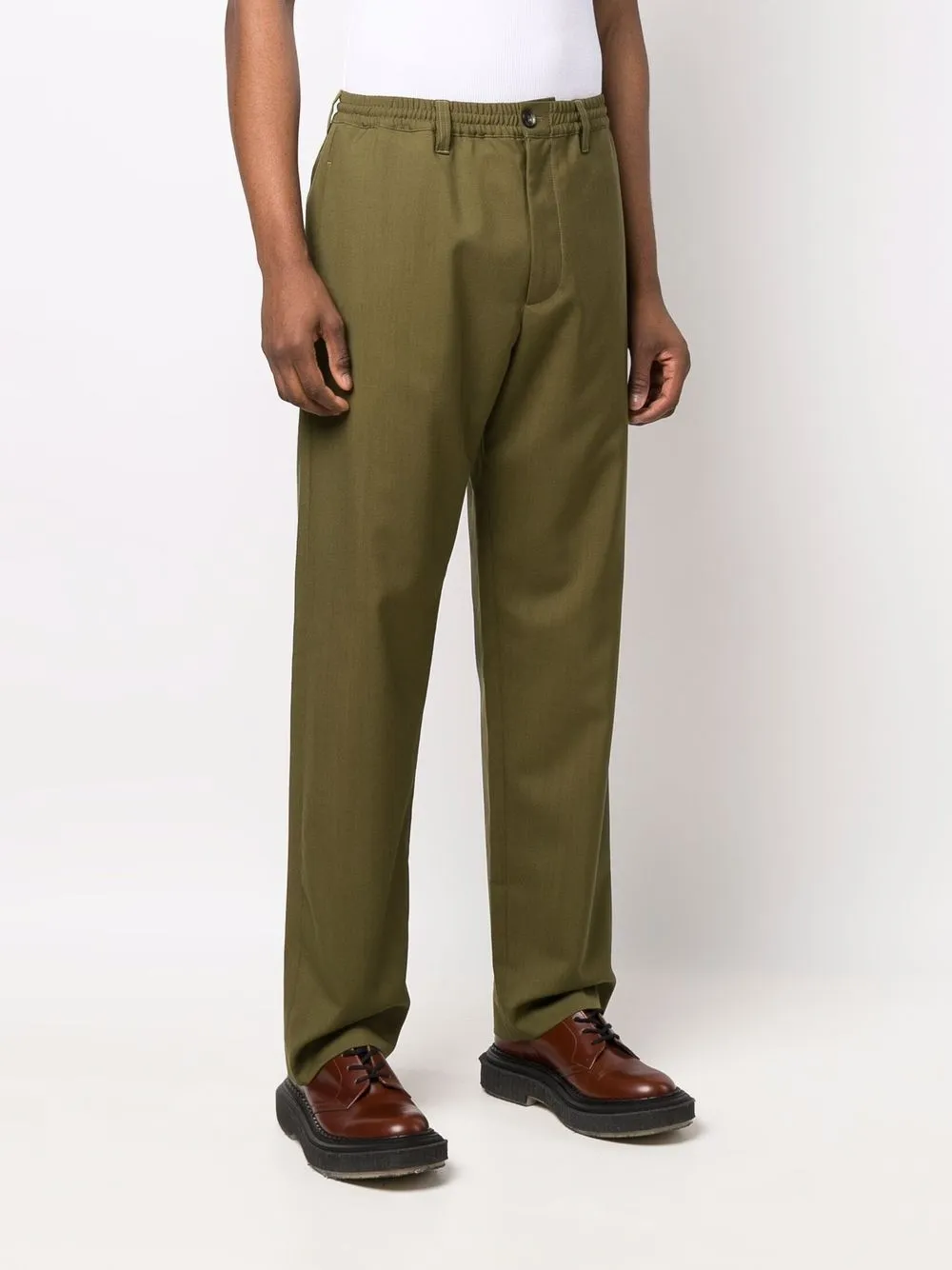  Marni Hose Mit Geradem Bein   Grün 