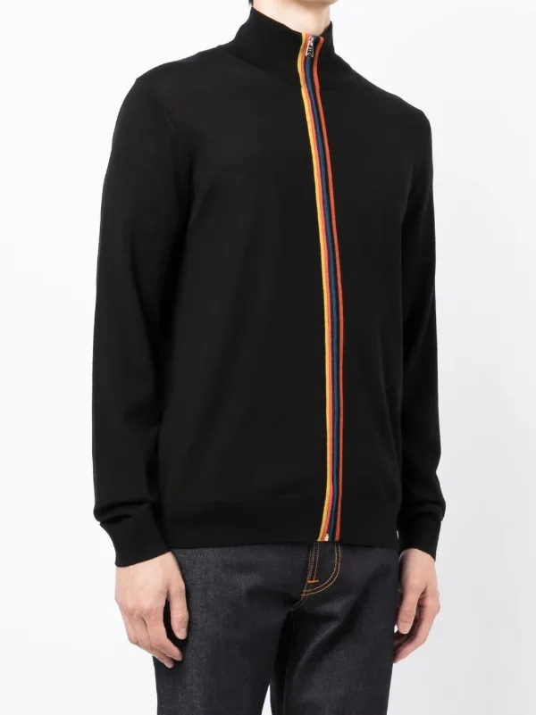 Paul Smith Artist Stripe zip-up 
