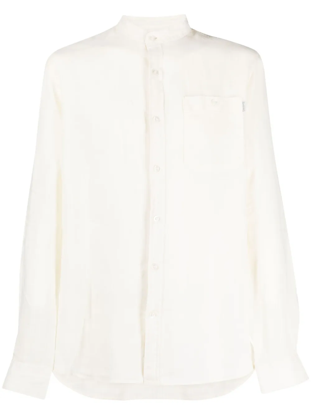 

Woolrich band collar button-up shirt - White