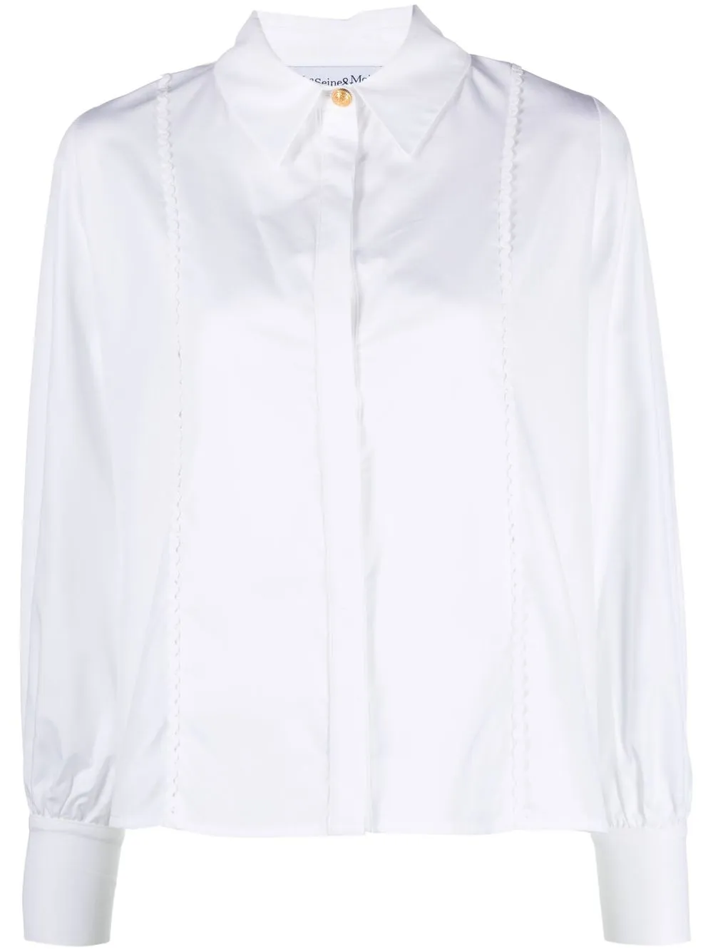 

La Seine & Moi long-sleeve button-up shirt - White