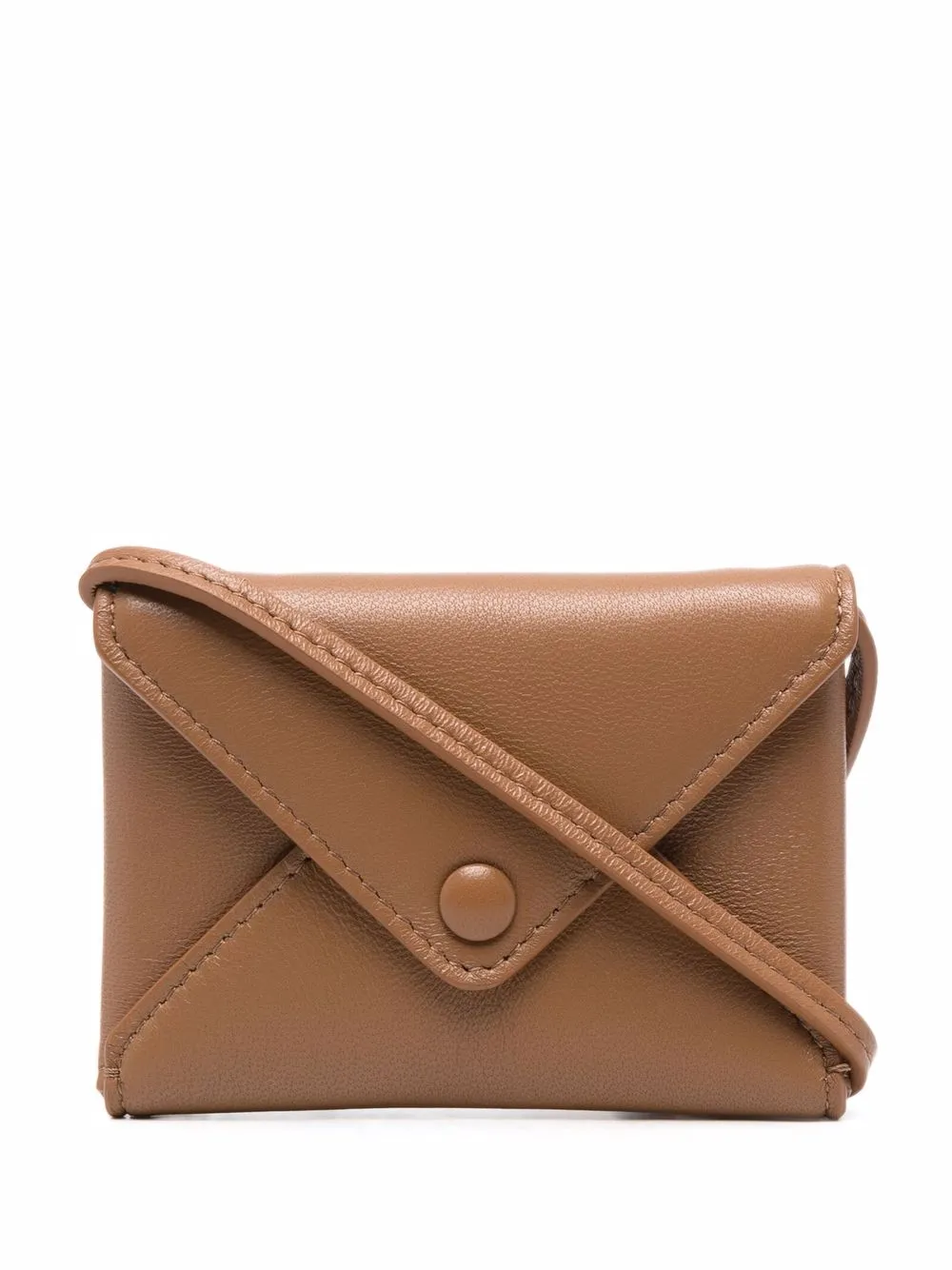 

The Row mini envelope wallet - Brown
