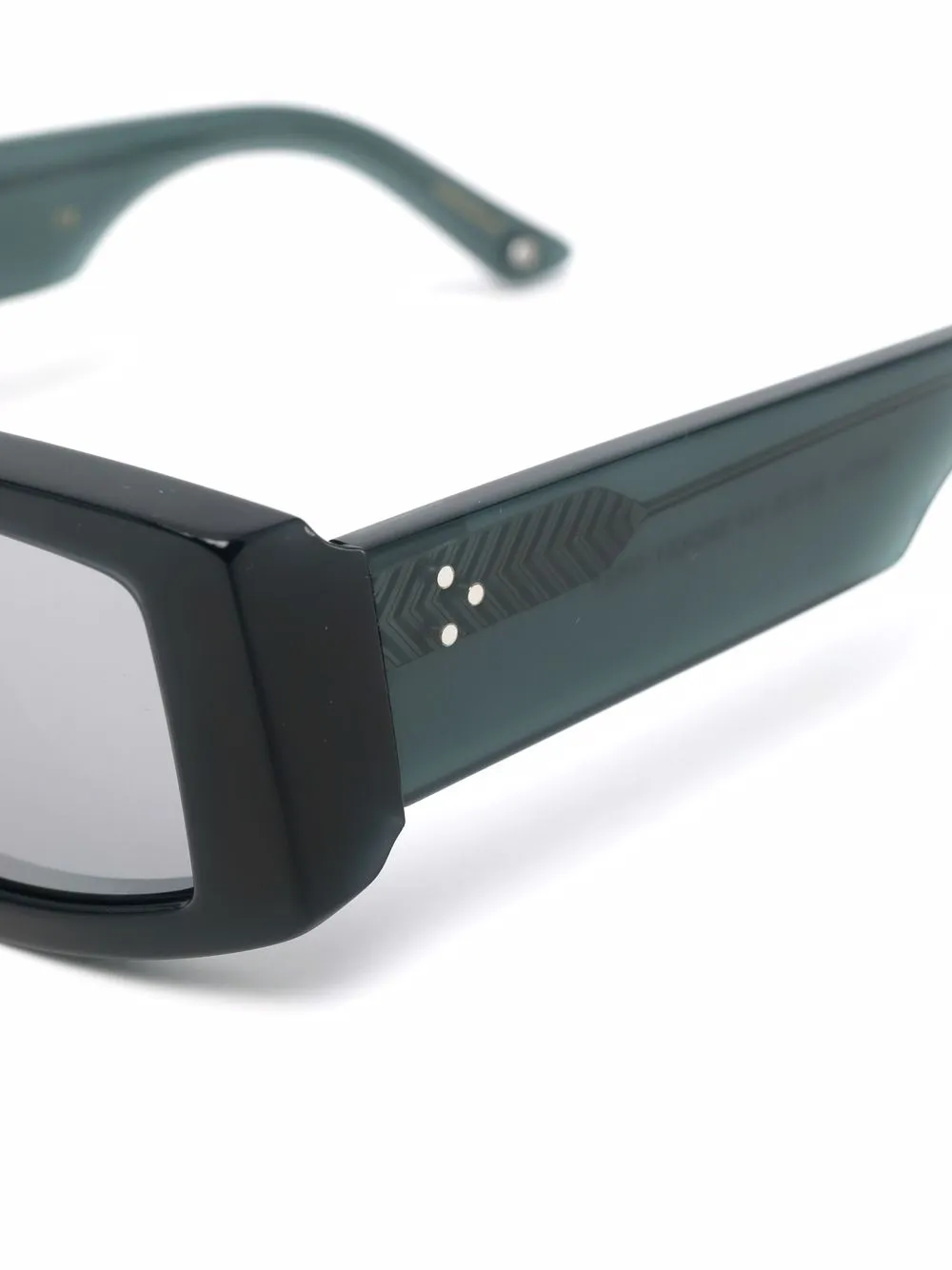  G.o.d Eyewear Seven Rectangular Sunglasses - Green 