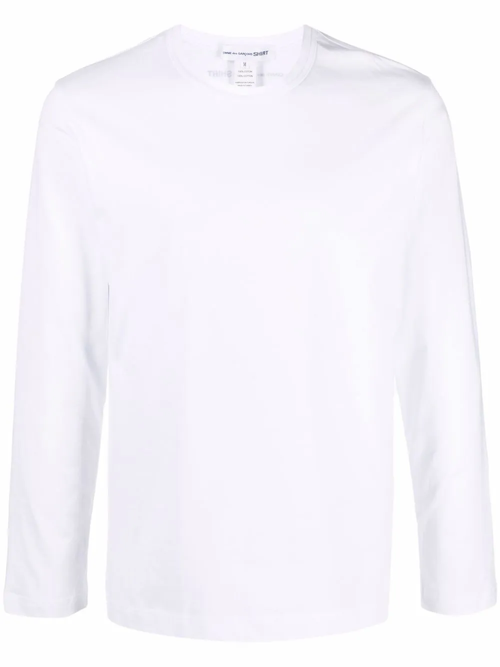 

Comme Des Garçons Shirt logo-print long-sleeve T-shirt - White