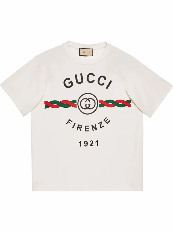 Gucci グッチ Firenze 1921 Tシャツ - Farfetch