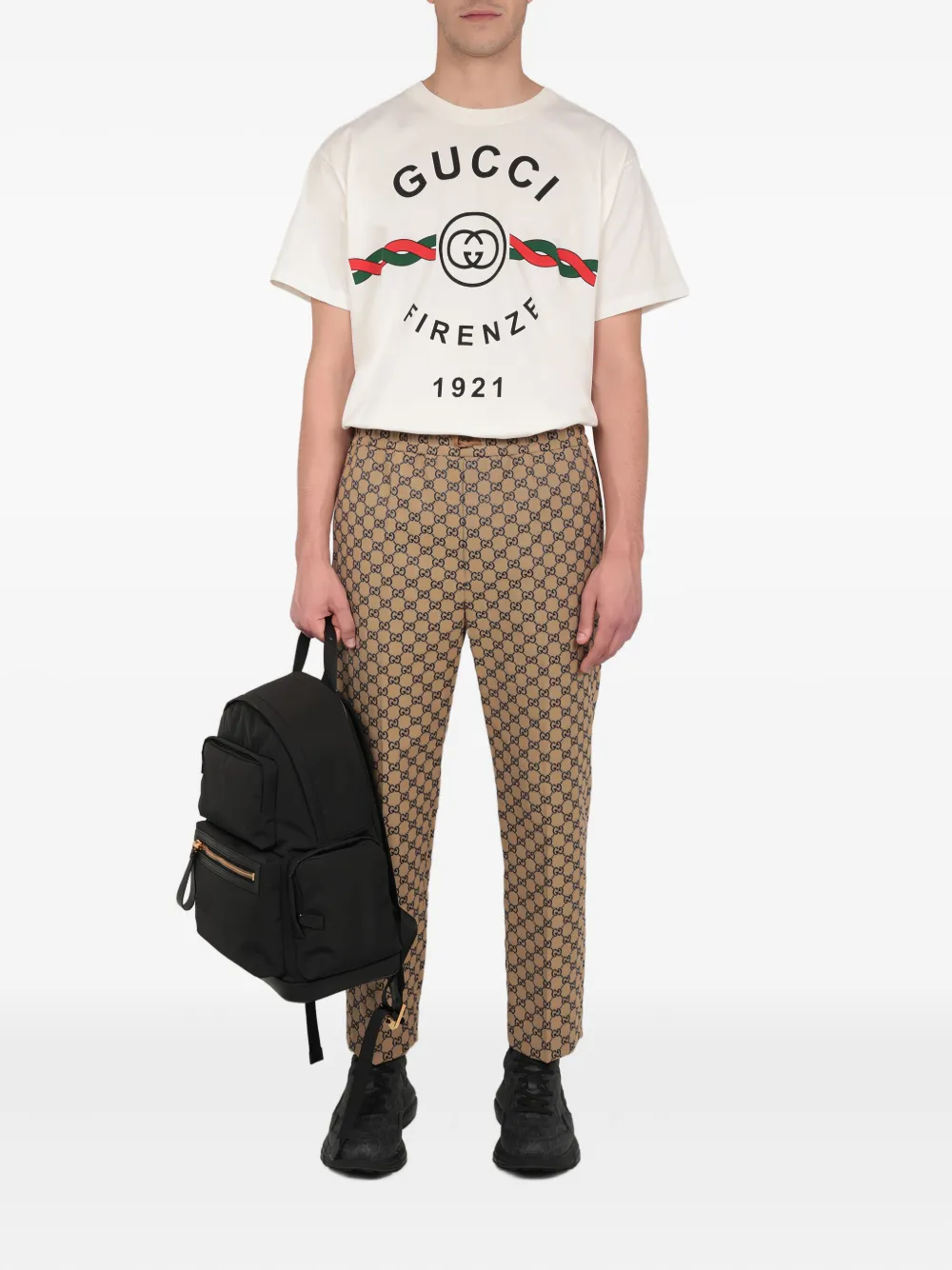 Gucci Gucci Firenze 1921 Tシャツ | ホワイト | FARFETCH JP