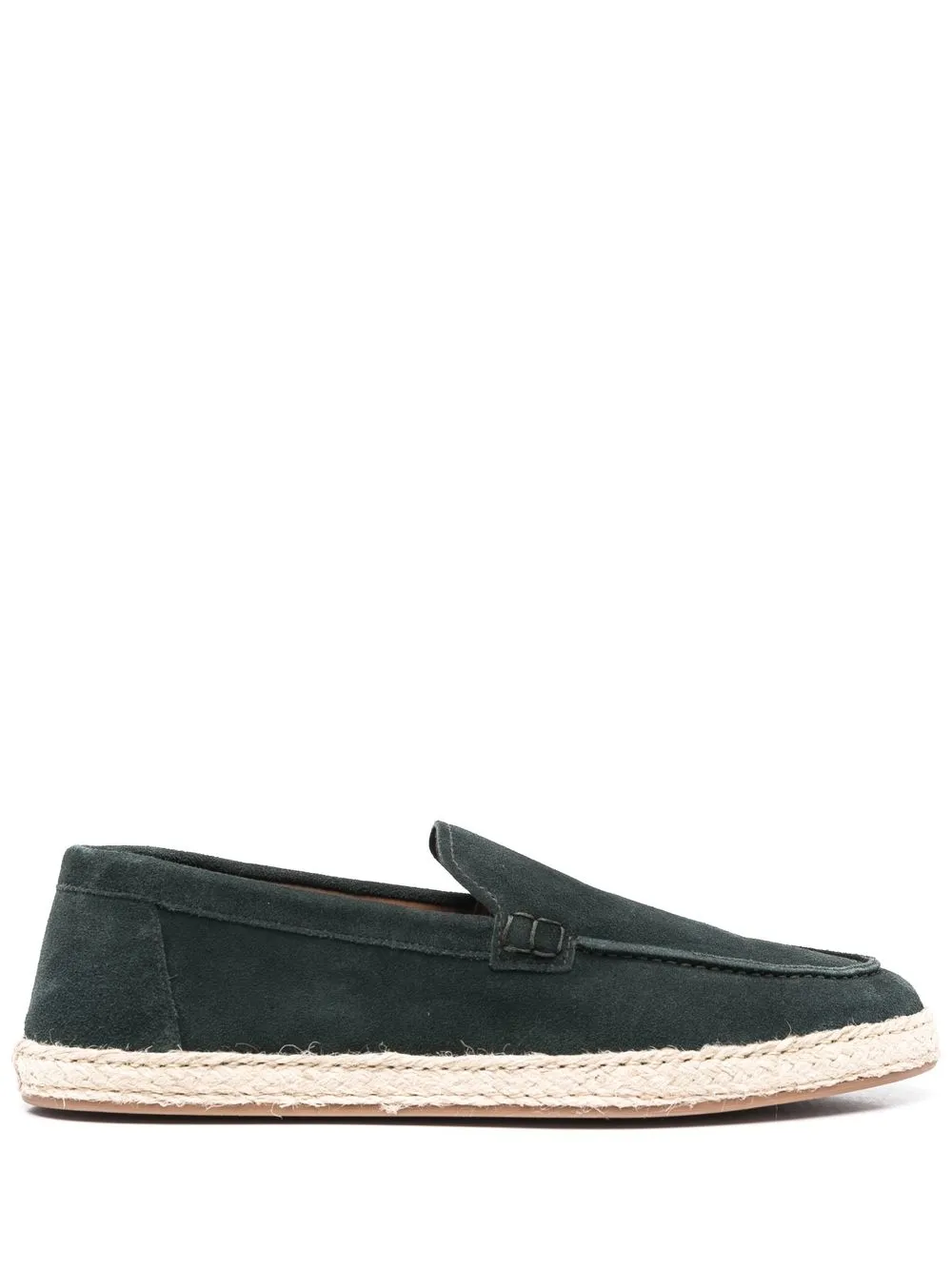 

Doucal's braided-platform sole loafers - Green