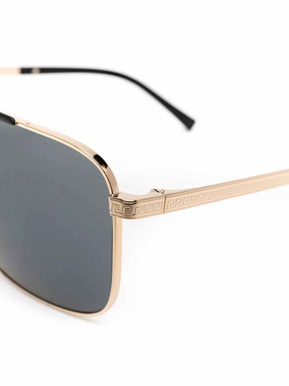  Versace Eyewear Pilotenbrille Mit Medusa   Schwarz 