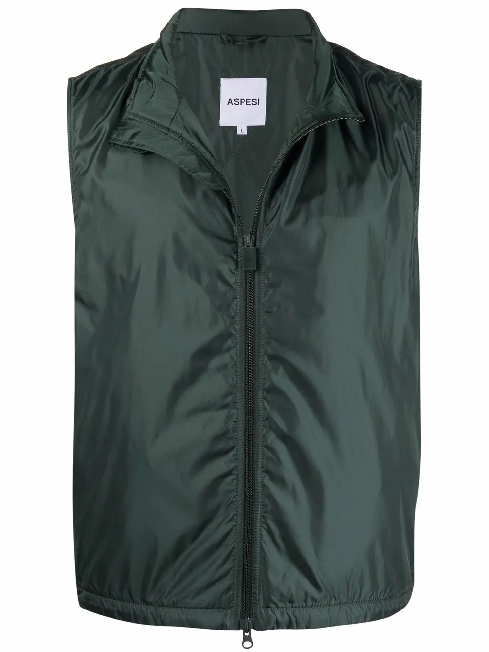 

ASPESI high neck zipped gilet - Green