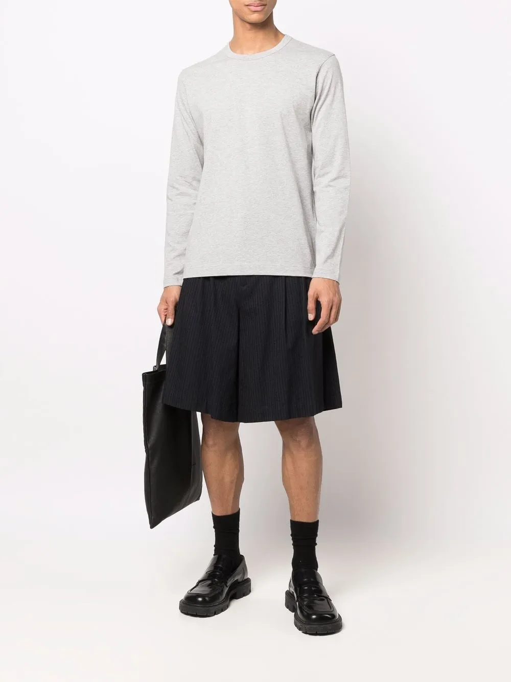Comme Des Garçons Shirt T-shirt met logoprint - Grijs
