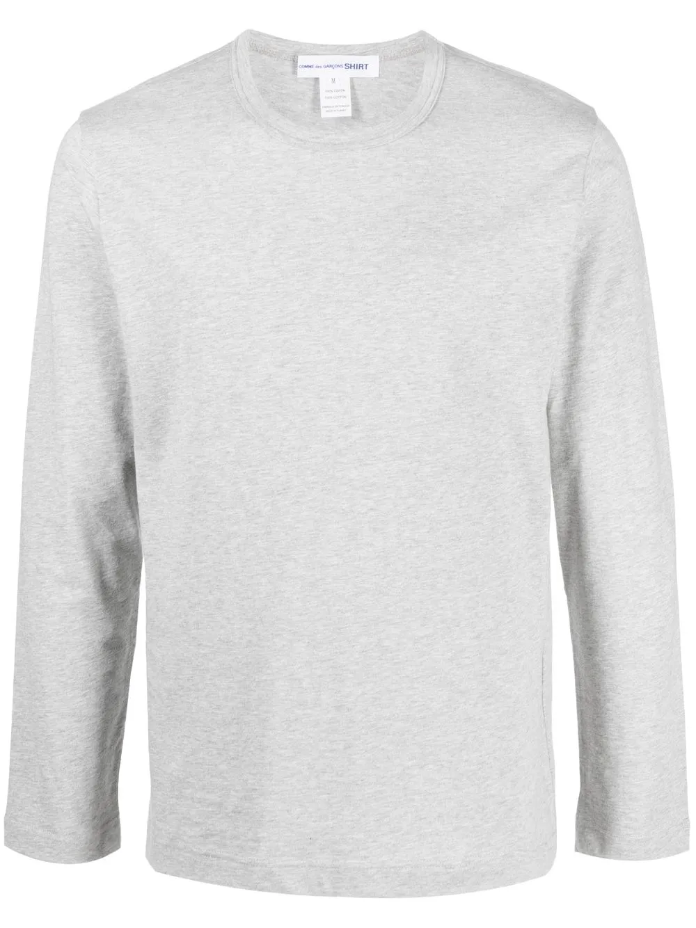 

Comme Des Garçons Shirt logo-print long-sleeve T-shirt - Grey