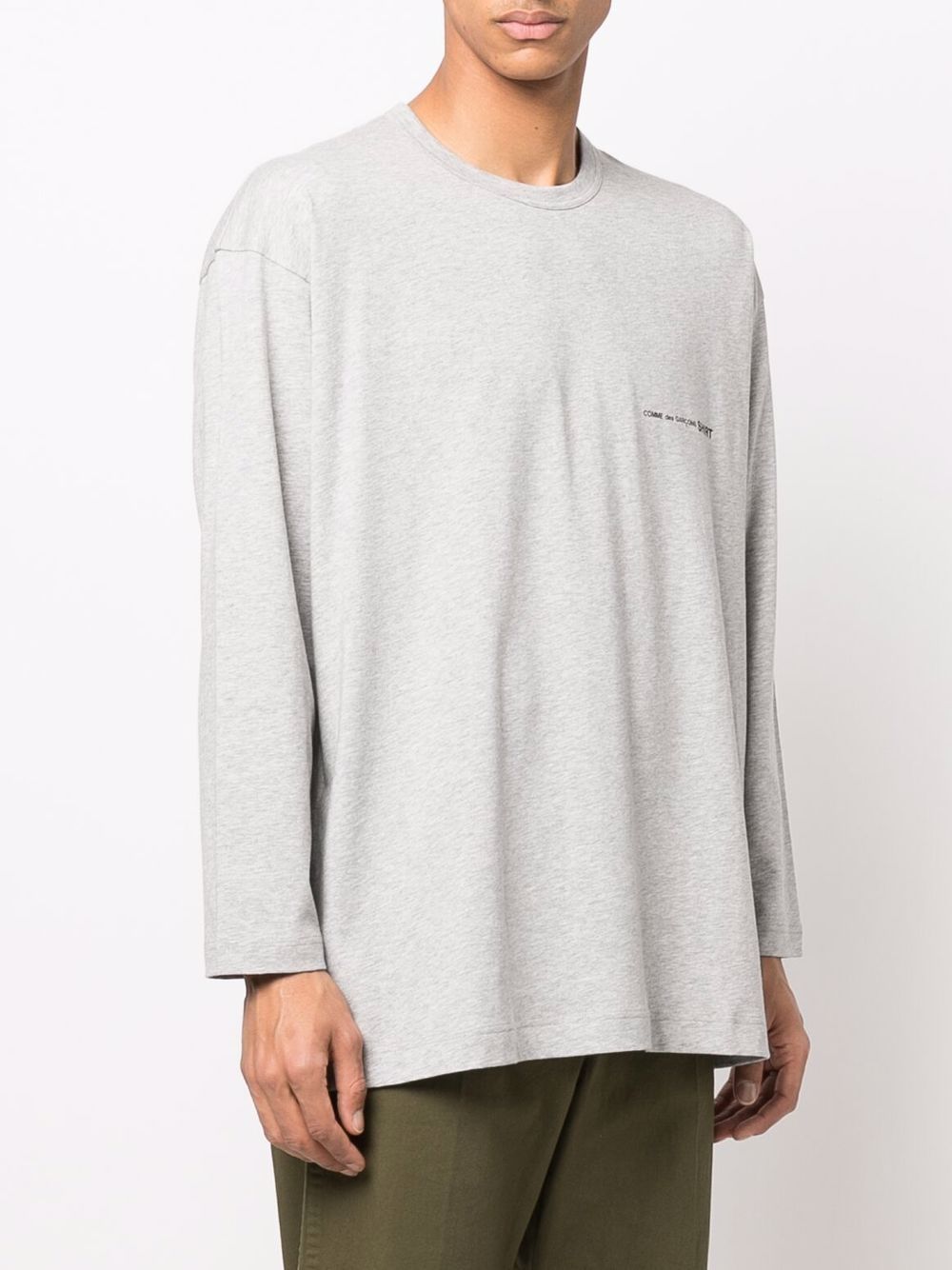 Comme Des Garcons Shirt logo-print long-sleeve T-shirt Men