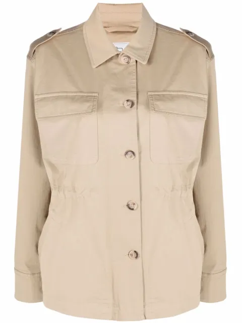 Woolrich stretch twill overshirt