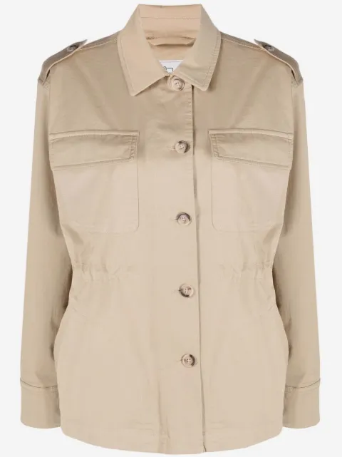 Woolrich stretch twill overshirt