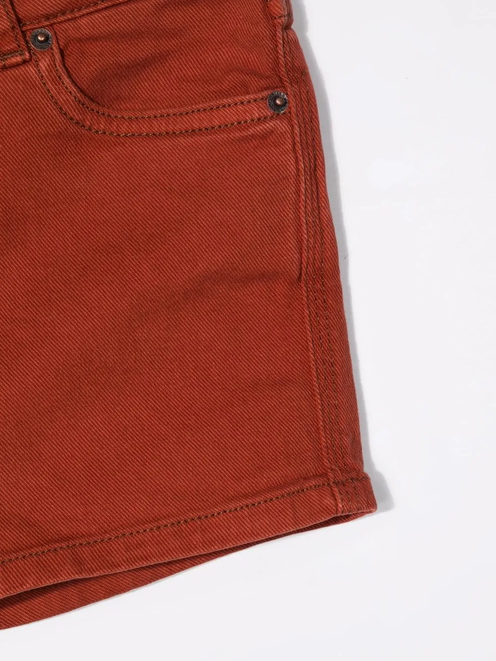  Bonpoint Mid-rise Shorts - Brown 