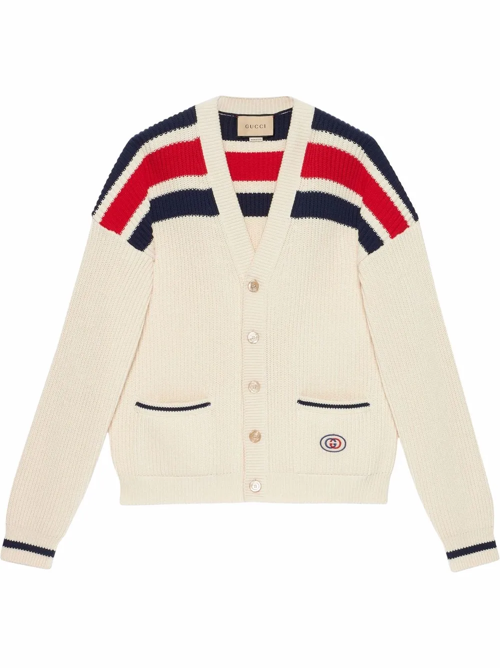 Gucci stripe-detail Knitted Cardigan 