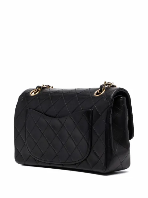 CHANEL Pre-Owned 1989-1991 small Double Flap shoulder bag CHA6200V - 2