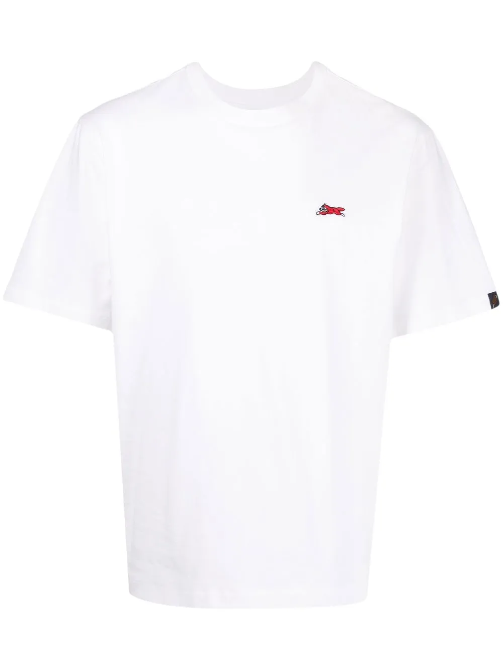 

Billionaire Boys Club playera Running Dog con parche del logo - Blanco