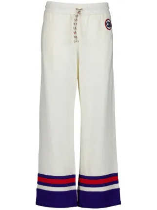 Gucci white sweatpants new arrivals