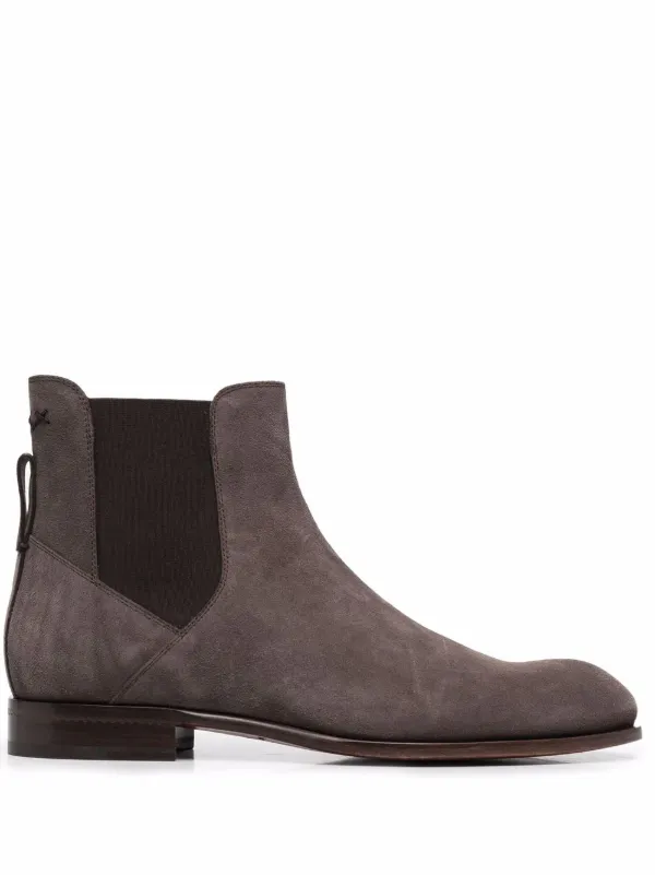 Zegna Botas De Ante Elásticas - Farfetch