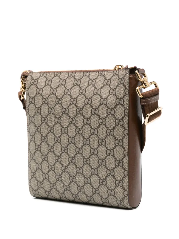 Gucci GG Supreme Messenger Bag Neutrals FARFETCH AO