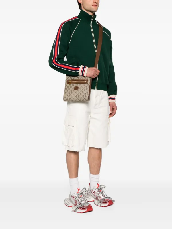Gucci GG Supreme Messenger Bag Neutrals FARFETCH AU