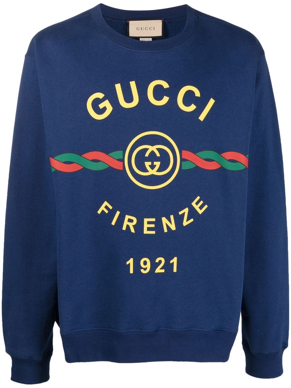 Gucci Gucci Firenze 1921 Cotton Sweatshirt - Farfetch