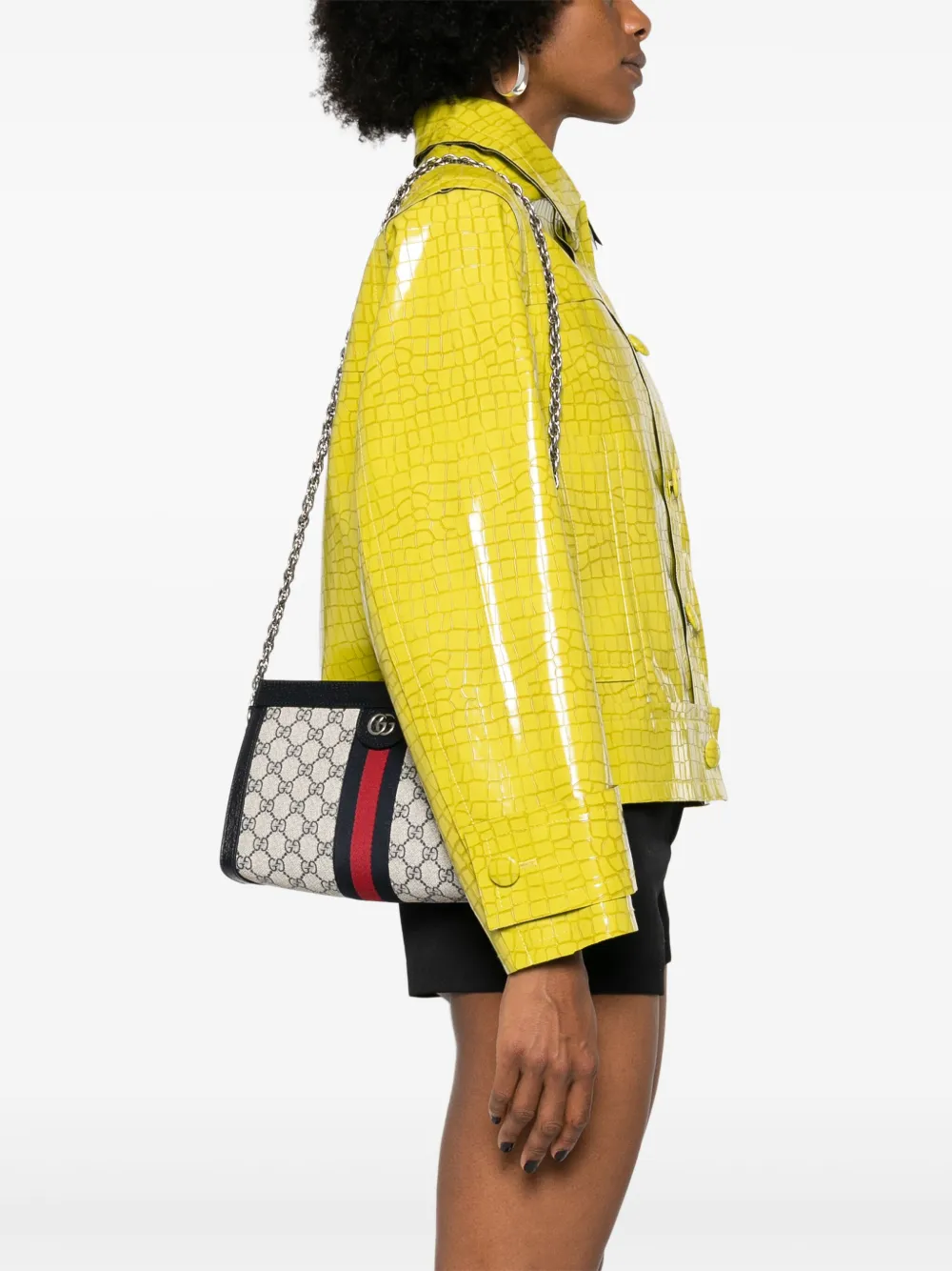 Gucci Ophidia kleine schoudertas - Blauw