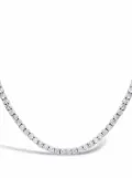 Pragnell 18kt white gold Line diamond necklace - Silver