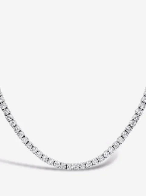 Pragnell 18kt white gold Line diamond necklace
